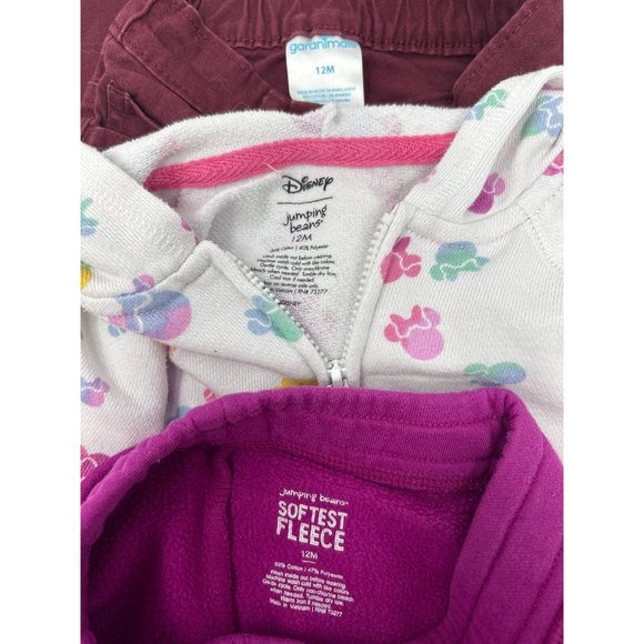Baby Girl's Jeans, Sweatpants, and Hooded Sweatshirt - Size 12 Month - Picture 6 of 6